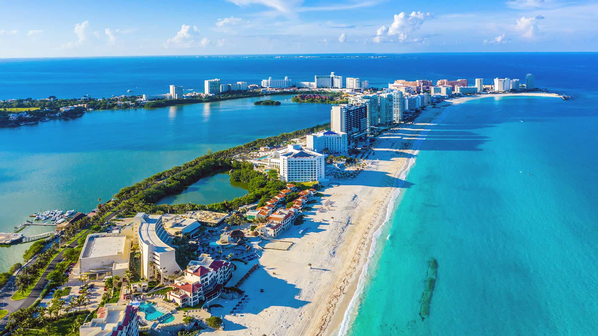 Cancún, México — playas turquesas del Caribe mexicano