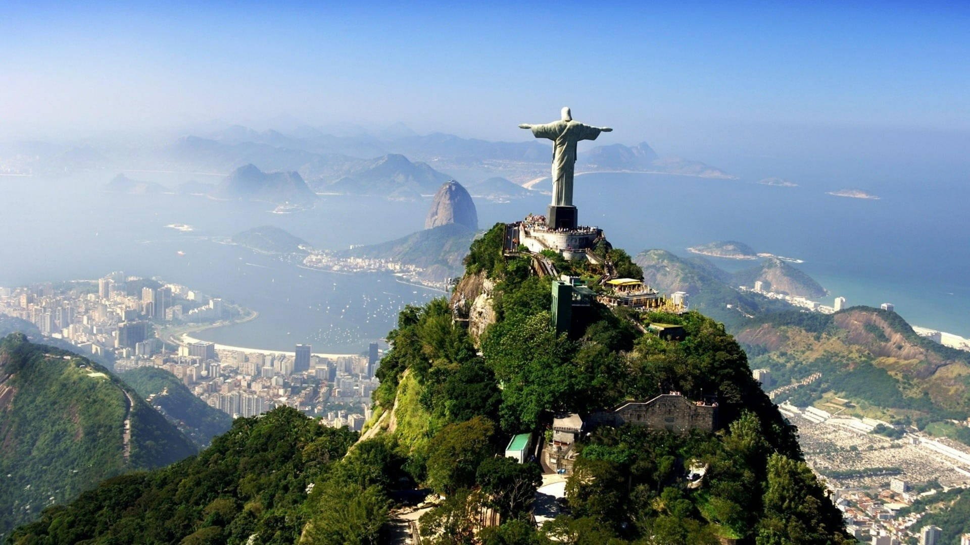 Río de Janeiro, Brasil — Cristo Redentor y Copacabana